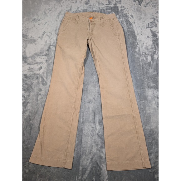 Earnest Sewn Other - Earnest Sewn Pants Womens 29 Tan Corduroy Flare Bootcut Low Rise Zip Fly Casual